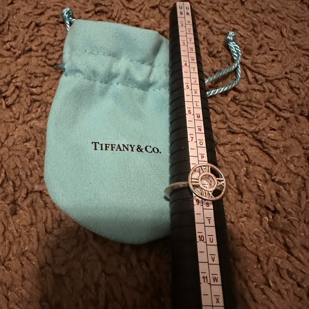 Tiffany & Co. silver atlas ring